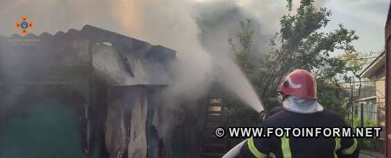 Рятувальні підрозділи Кіровоградського гарнізону загасили три пожежі
