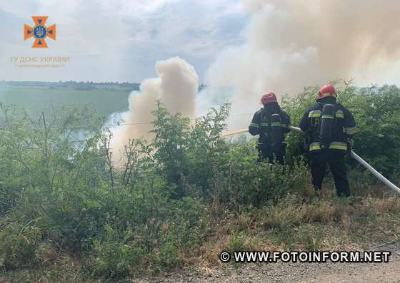 На Кіровоградщині виникло 5 пожеж, на одній з них врятовано жінку