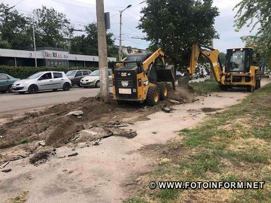 У Кропивницькому триває капітальний ремонт на вулицях міста 