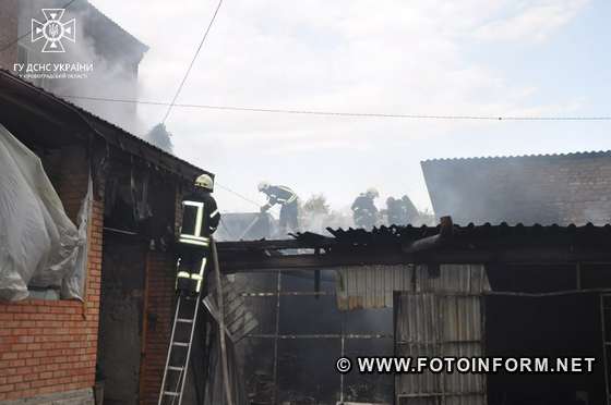 На Ковалівці у Кропивницькому виникла пожежа