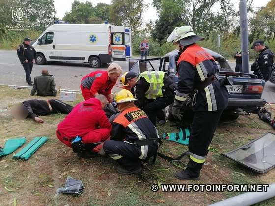Дві людини постраждали внаслідок ДТП на Кіровоградщині