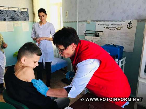 На Кіровоградщині безкоштовно вакцинували від поліомієліту, дифтерії, правцю та COVID-19 