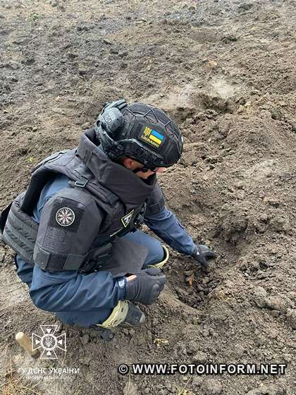 На Кіровоградщині сапери знищили двадцять гранат