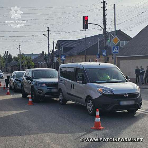У Кропивницькому сталася ДТП за участю трьох авто (ФОТО) 