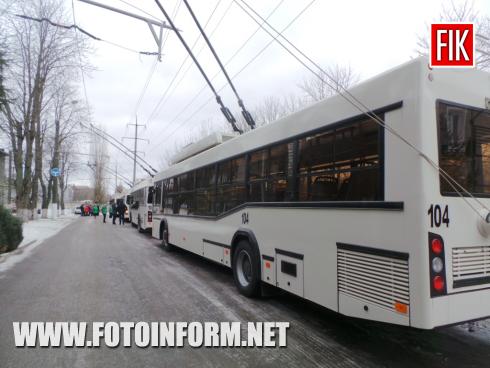 Сьогодні, 28 грудня, у Кропивницькому міська влада презентувала десять нових тролейбусів. 