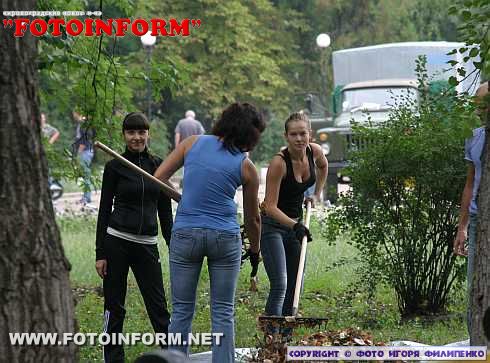 Субботник в Кировограде (фото)