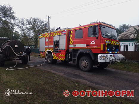 На Кіровоградщині під час пожежі виявлено тіло загиблої жінки (ФОТО)