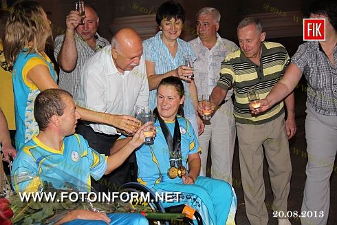 Кировоград встречал свою чемпионку (фоторепортаж)
