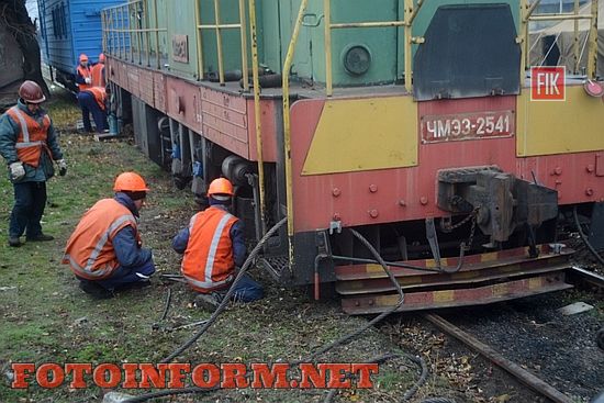 Ліквідація наслідків сходження рухомого складу на станції Одеса-Товарна