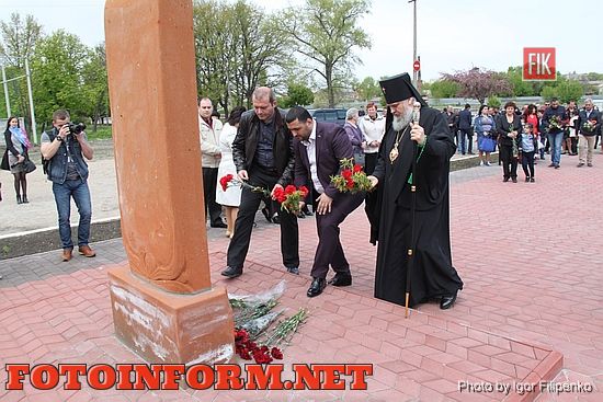В Кировограде армяне города отметили годовщину геноцида, фото Игоря Филипенко, Тигран Хачатрян