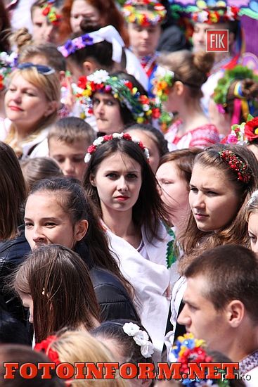 Кировоградцы отпраздновали День вышиванки, кировоградские новости, мэр кировограда, андрей райкович, Сергей Бойко, фото игоря филипенко.