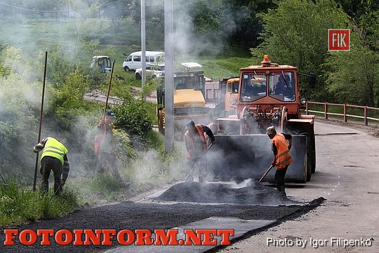 В Кировограде на Балашовке начали ремонтировать дороги (фоторепортаж), Александр Мосин и депутат от округа Дмитрий Терзов, фото Игоря Филипенко
