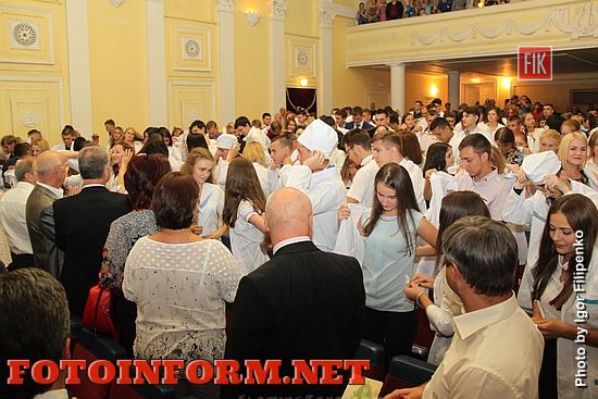 Сегодня, 1 сентября, состоялось торжественное посвящения в студенты медицинского факультета № 2 Донецкого национального медицинского университета им. М.Горького.