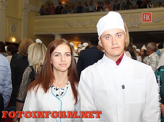 Сегодня, 1 сентября, состоялось торжественное посвящения в студенты медицинского факультета № 2 Донецкого национального медицинского университета им. М.Горького.