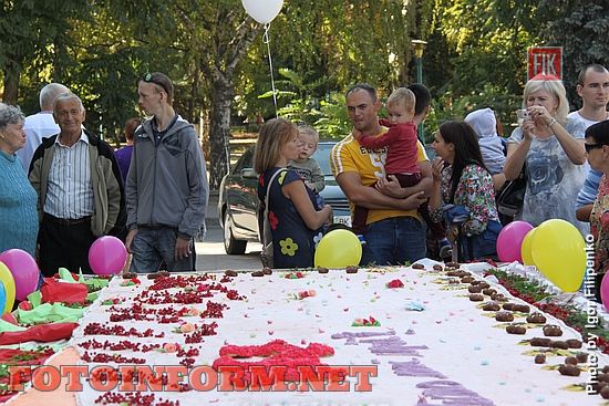 Кропивницкий: горожан угостили имениным тортом «Картофельное чудо»