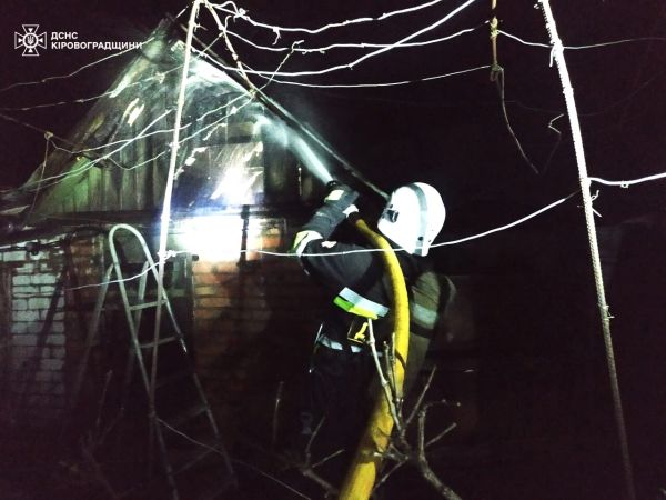На Кіровоградщині у житловому секторі виникло три пожежі