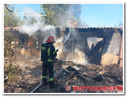 На Кіровоградщині сім разів гасили пожежі, на одній з пожеж травмувався чоловік (ФОТО)