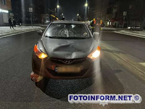 У Кропивницькому водій збив жінку на пішохідному переході (ФОТО)