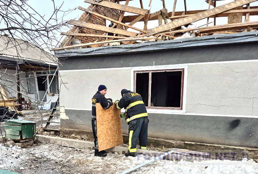 На Кіровоградщині після ворожої атаки тривають відновлювальні роботи (фото)