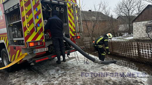 На Кіровоградщині рятувальники продовжують надавати допомогу у зв’язку з підтопленням (фото)