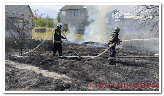 На Кіровоградщині виникло 14 займань на відкритих територіях (ФОТО)