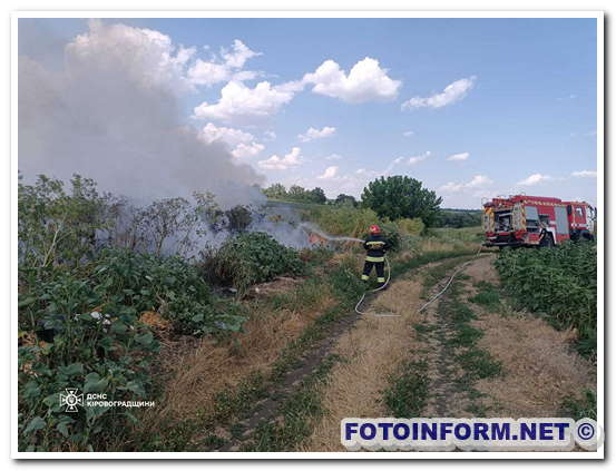 На Кіровоградщині рятувальники ліквідували понад два десятки пожеж (ФОТО)
