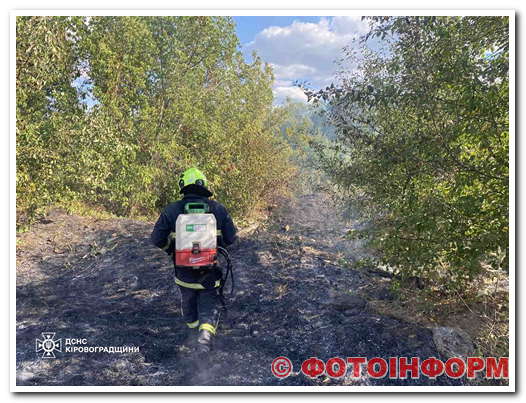 На Кіровоградщині виникло п’ять пожеж різного характеру (ФОТО)