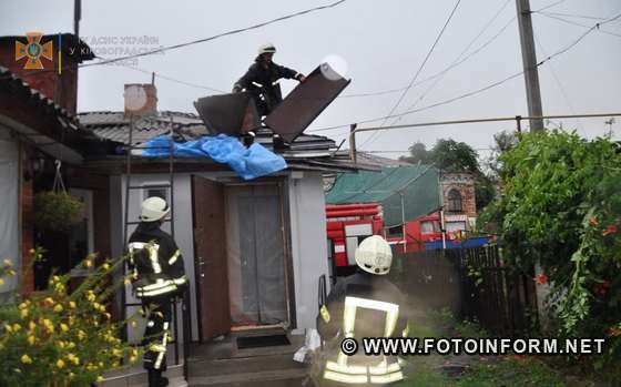 рятувальники ліквідовують наслідки сильної зливи
