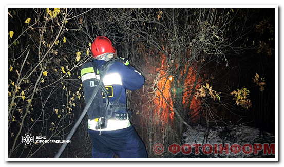 На Кіровоградщині виникло вісім пожеж різного характеру (ФОТО)