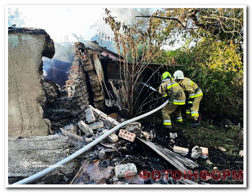 На Кіровоградщині виникло вісім пожеж різного характеру (ФОТО)