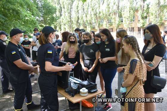 23 червня фахівці Головного управління ДСНС України в області провели акцію «Запобігти. Врятувати. Допомогти» для студентів Кропивницького будівельного коледжу.