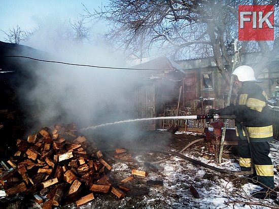 16 грудня о 13:05 до Служби порятунку «101» надійшло повідомлення пожежу господарчої споруди у м. Знам’янка.