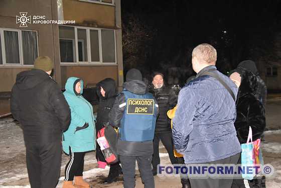 18 лютого опівночі до Служби порятунку надійшло повідомлення про пожежу у житловій багатоповерхівці на вул. Новій м. Долинська Кропивницького району.