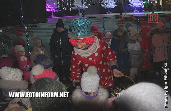 В Кропивницком засияла новогодняя красавица, Председатель Кировоградской ОГА Сергей Кузьменко, городской глава Андрей Райкович 