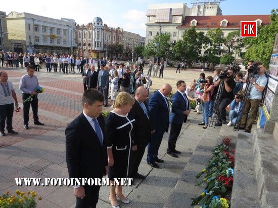 Сьогодні, 23 серпня, у Кропивницькому від самого ранку розпочалися урочисті заходи, приурочені Дню Державного Прапора України 