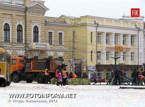Кировоград: город начал готовится к Новому году