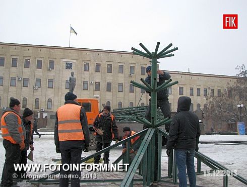 Кировоград: город начал готовится к Новому году