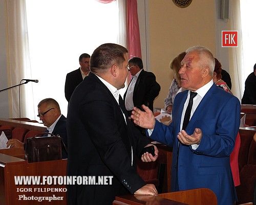 Сегодня, 22 сентября, в Кировоградском горсовете состоялась 52 сессия.