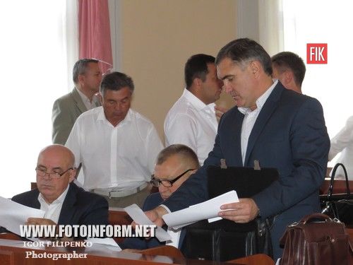 Сегодня, 22 сентября, в Кировоградском горсовете состоялась 52 сессия.