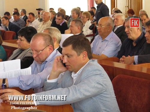 Сегодня, 22 сентября, в Кировоградском горсовете состоялась 52 сессия.