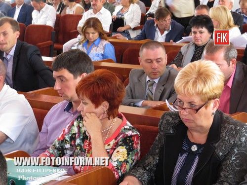 Сегодня, 22 сентября, в Кировоградском горсовете состоялась 52 сессия.