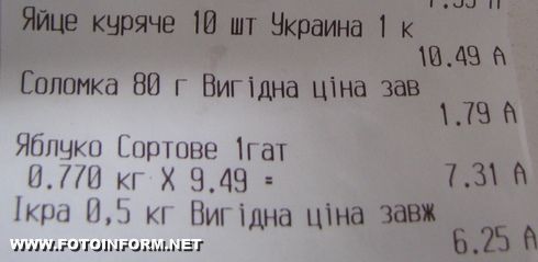 В Кировограде дорожают продукты