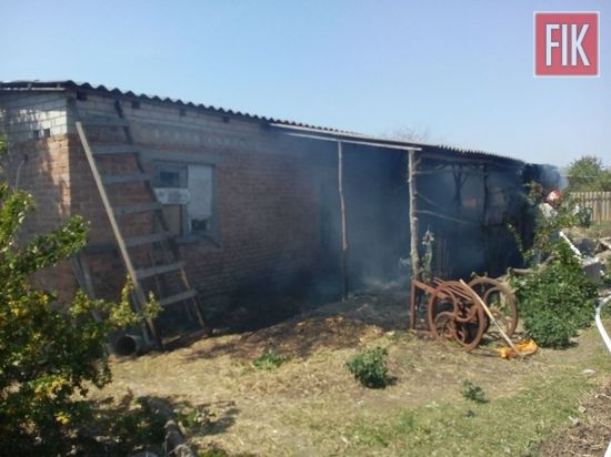 3 травня о 13:25 до Служби порятунку «101» надійшло повідомлення про пожежу на території приватного домоволодіння на вул. Набережній с. Голубієвичі Компаніївського району.