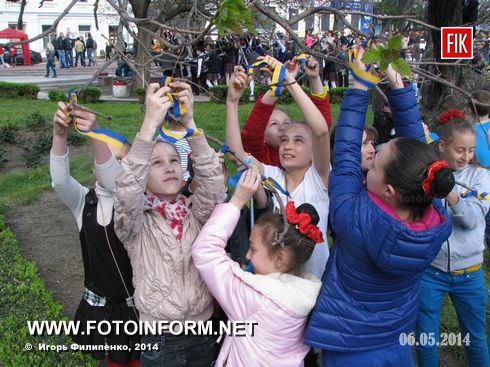 Кировоград: состоялся массовый флэшмоб (фоторепортаж)