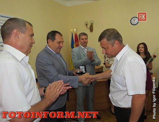 Кропивницкий: в горсовете поздравили строителей (ФОТО) Андрей Райкович, Александр Грабенко, Виктор Ксенич , фото игоря Филипенко