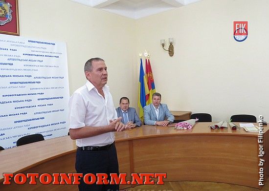 Кропивницкий: в горсовете поздравили строителей (ФОТО) Андрей Райкович, Александр Грабенко, Виктор Ксенич , фото игоря Филипенко