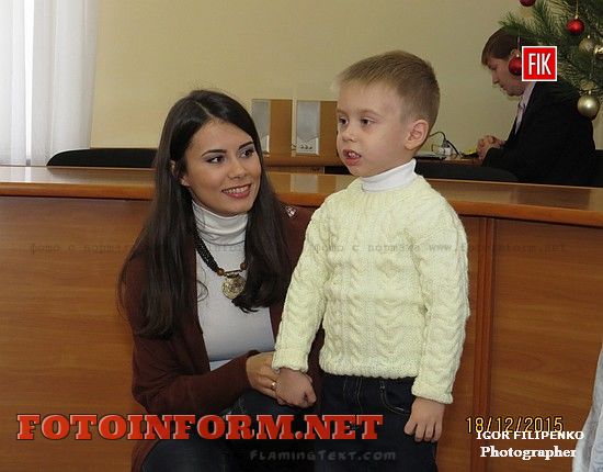  Кіровоград: у міськраді діти отримали подарунки від Святого Миколая, міський голова Андрій Райкович, фото Ігоря Філіпенка 