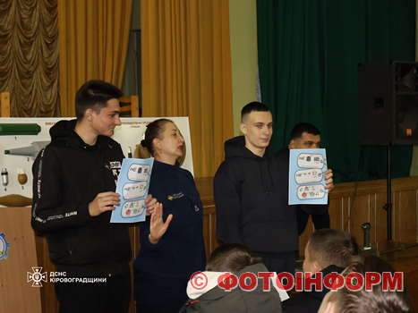 У Кропивницькому рятувальники навчали майбутніх аграріїв основам безпеки (ФОТО)