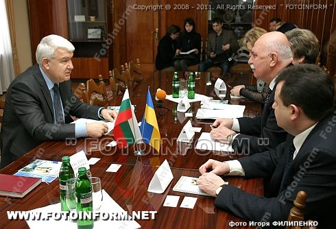 Мер Кировограда принял посла Болгарии ФОТО ИГОРЯ ФИЛИПЕНКО