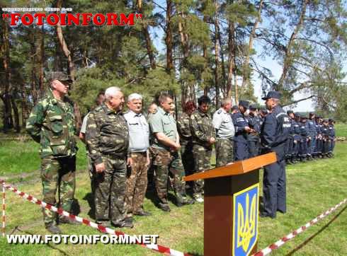 На Кіровоградщині лісівники та МНС-ники показали готовність протидіяти пожежам в лісі (ФОТОРЕПОРТАЖ)